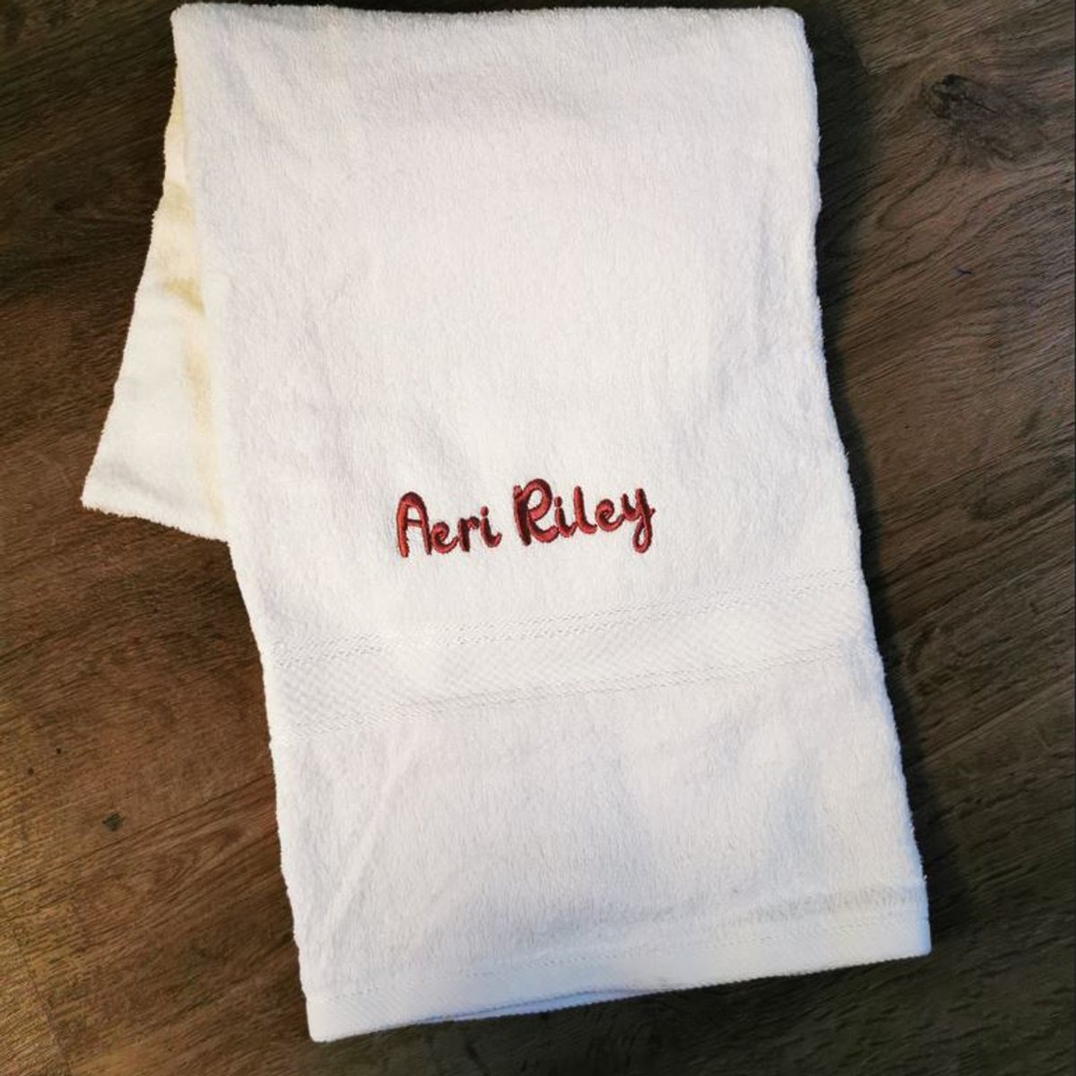 Big 100% Cotton Bath Towels with Name Embroidery (27&quot…, view 5