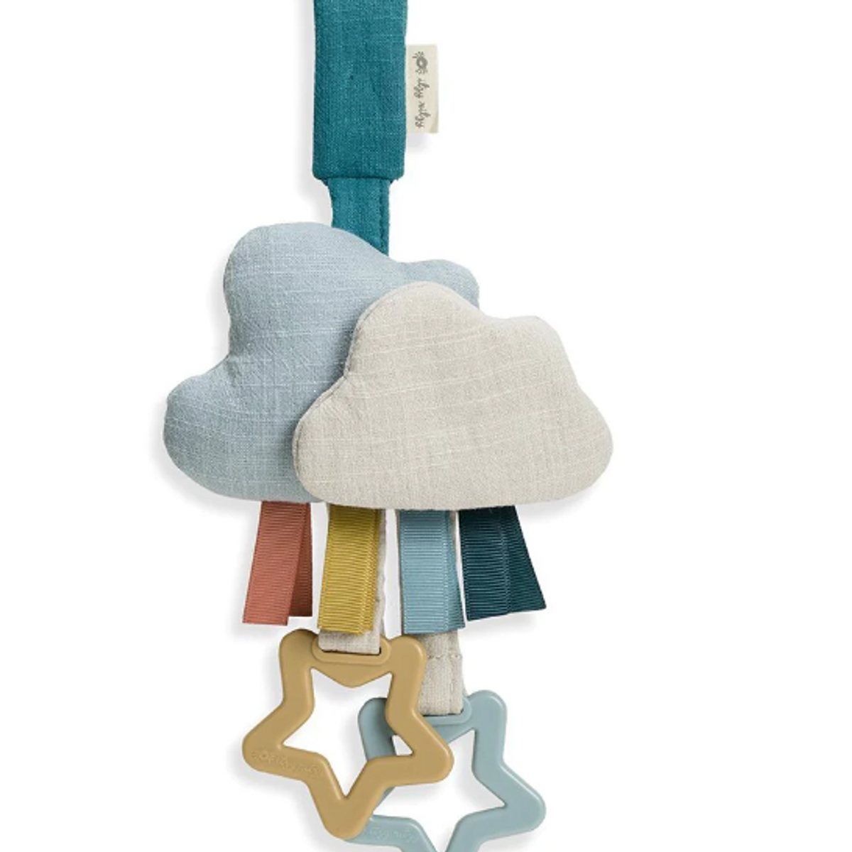 Bitzy Bespoke™ Ritzy Jingle Attachable Travel Toy - Clouds