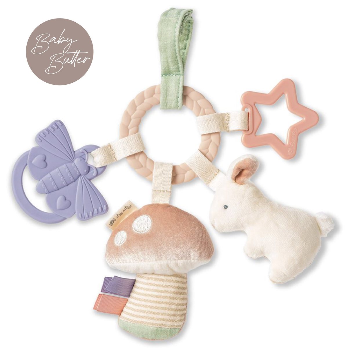 Bunny - Bitzy Busy Ring™ Teething Activity Toy