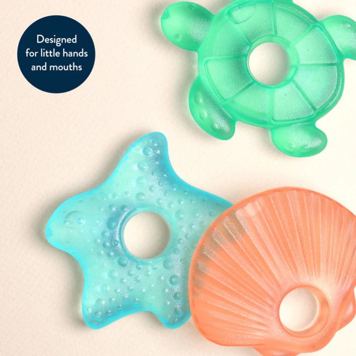Cutie Coolers ™ Refrigerable Water Filled Teether - Seaside
