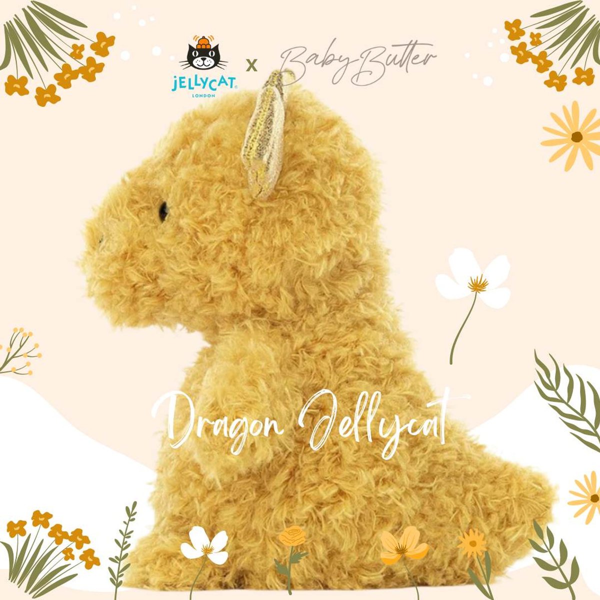 Jellycat Little Dragon, view 4