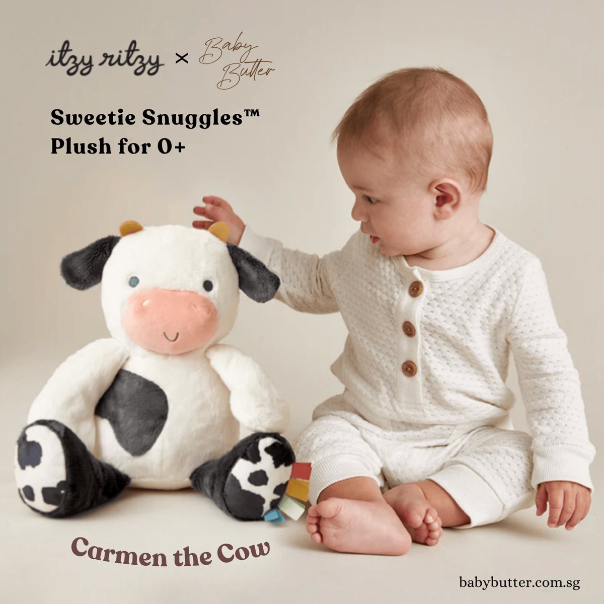 Sweetie Snuggles™ Plush - Carmen the Cow